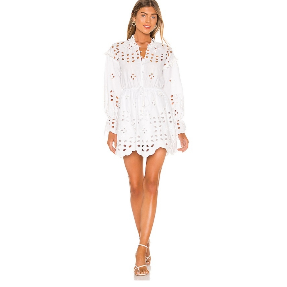 Saylor Freya Embroidered Dress
